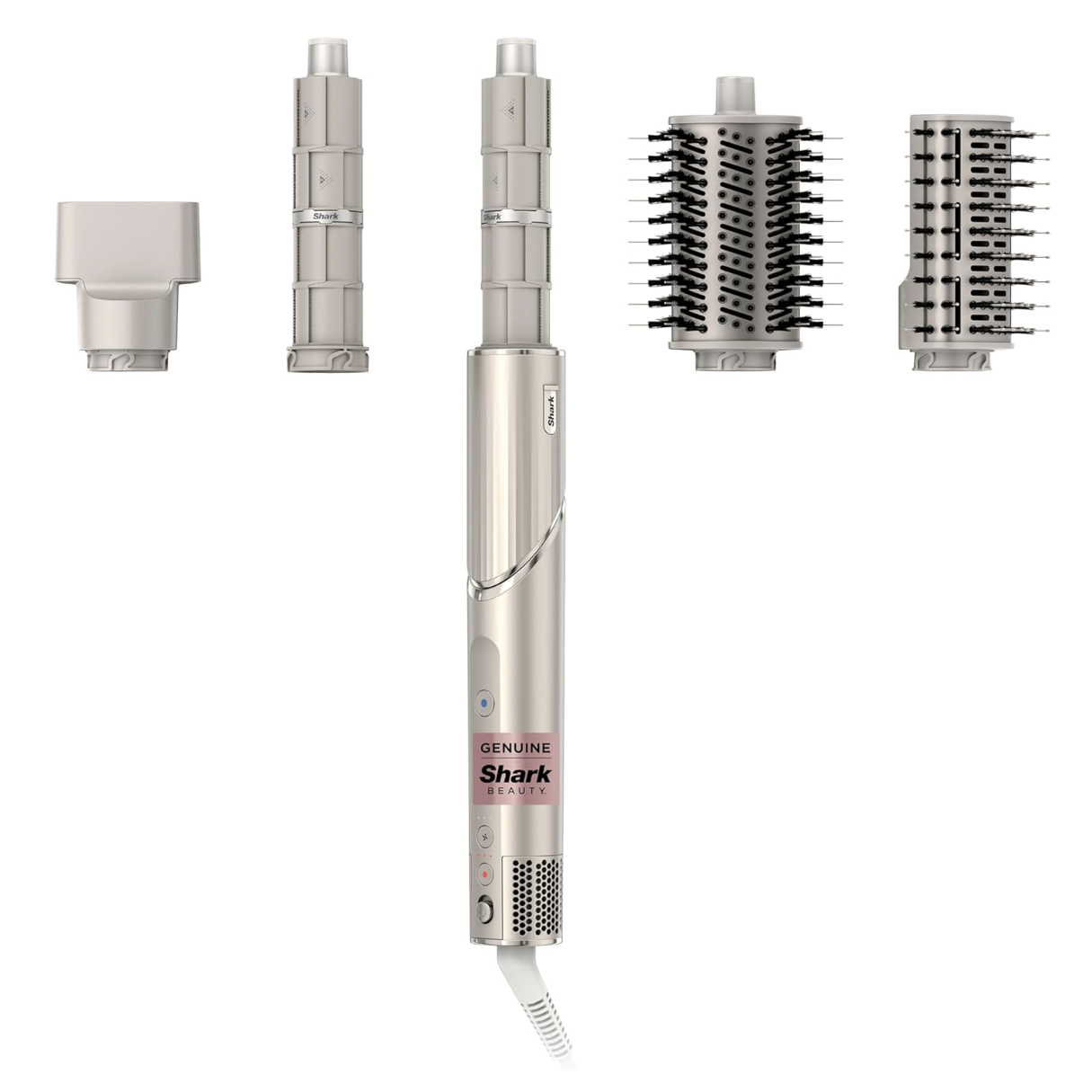 Shark Hd430 Flexstyle Air Styling & Drying System, Powerful Hair Dryer Brush & Multi-Styler With Auto-Wrap Curlers, Paddle Brush, Oval Brush, Concentrator Attachment, Stone