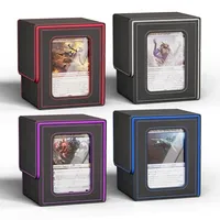 UAONO Card Deck Box for Mtg Commander, Fits 100 Double-Sleeved Cards UAONO Card Deck Box for Mtg Commander, Fits 100 Double-Sleeved Cards
