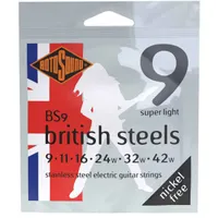 Rotosound British SteelsStainless steel roundwound | Uncoated Rotosound British SteelsStainless steel roundwound | Uncoated