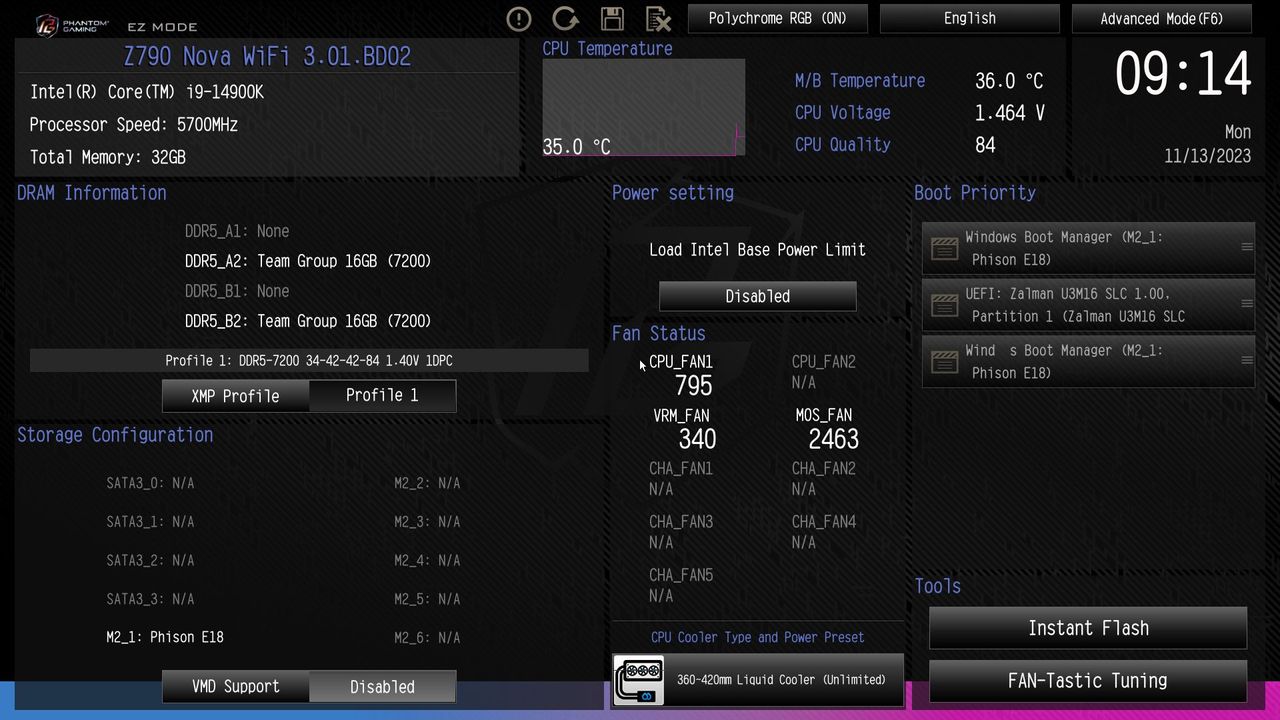 ASRock Z790 Nova