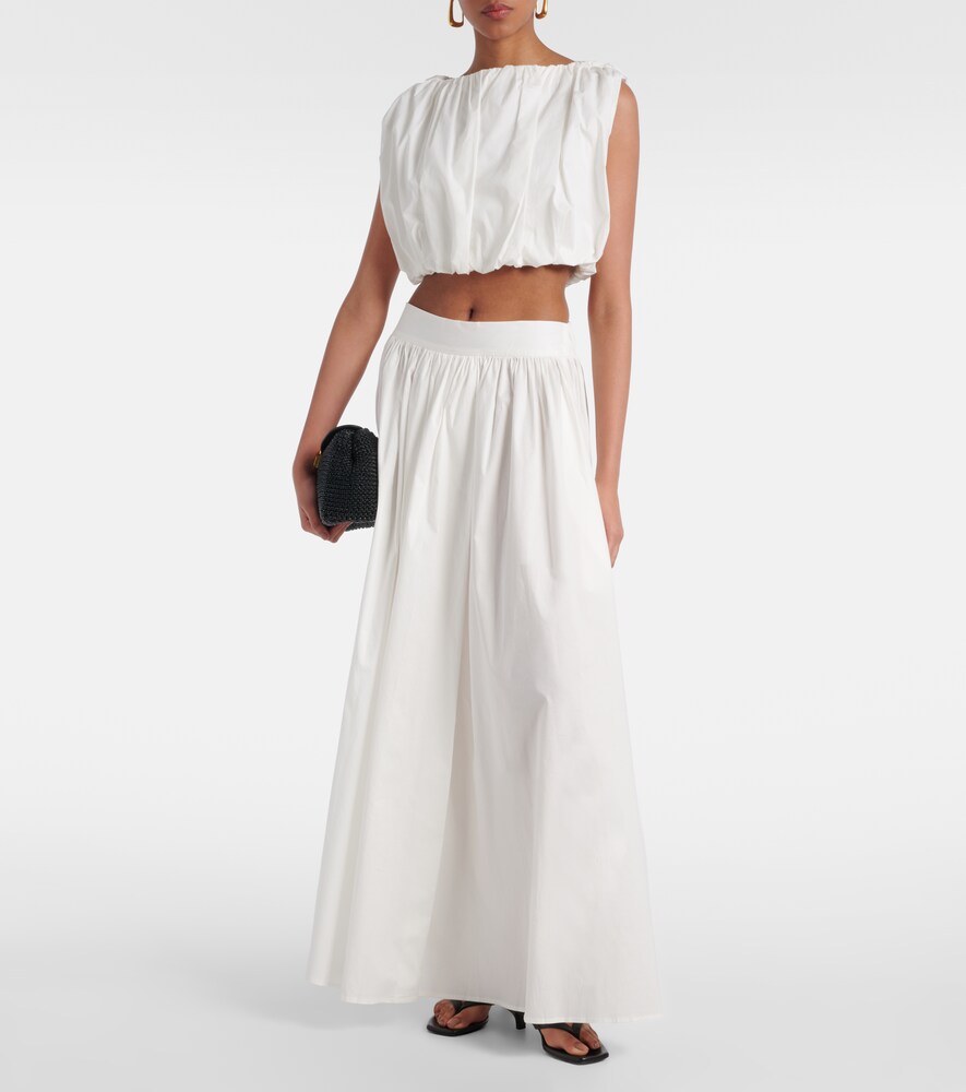 Cotton Maxi Skirt
