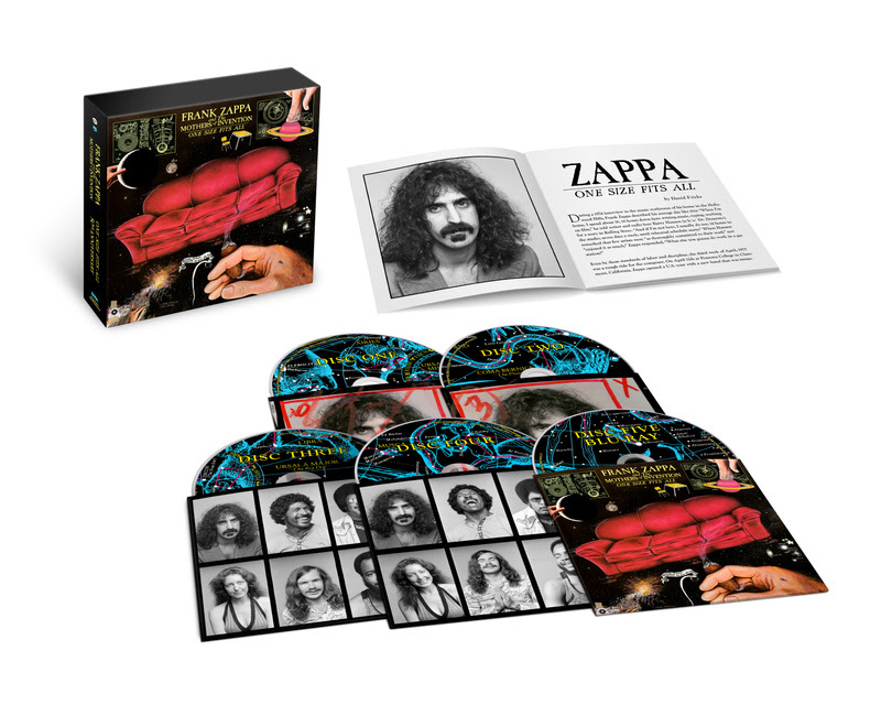 Frank Zappa One Size Fits All 2025 reissue packshot