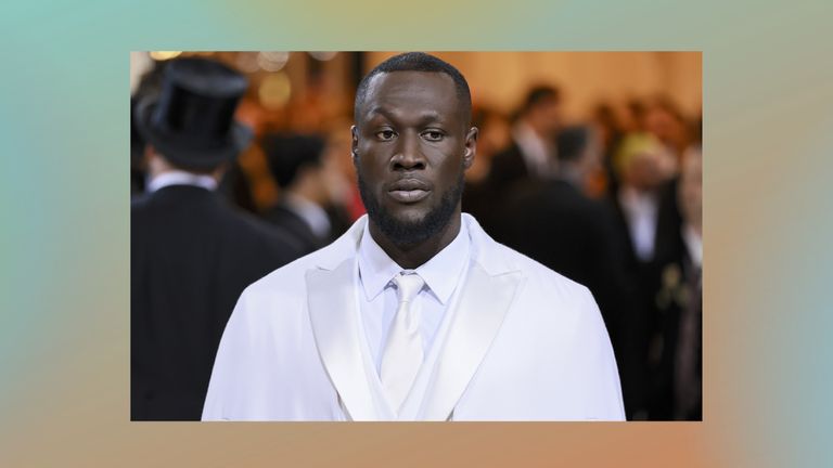  Stormzy attends The 2022 Met Gala Celebrating "In America: An Anthology of Fashion" at The Metropolitan Museum of Art on May 02, 2022 in New York City
