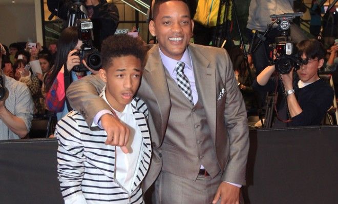 Jaden and Will Smith