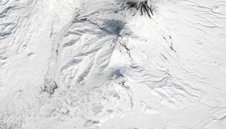 Bezymianny volcano on Kamchatka