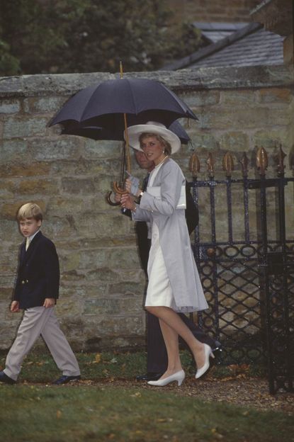 Prince William and Princess Diana