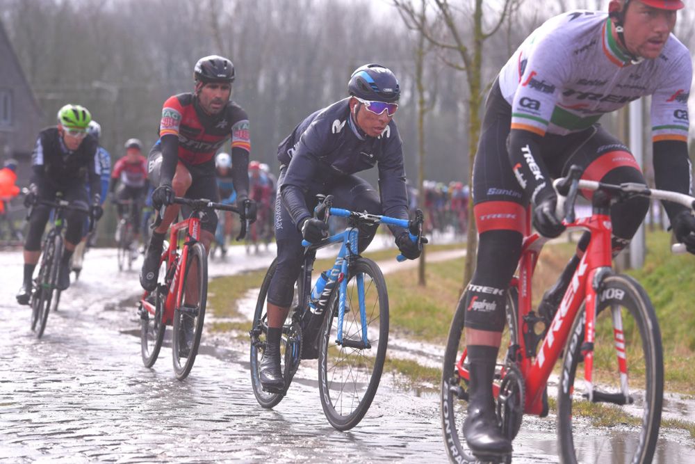 Nairo Quintana (Movistar) just tried to survive