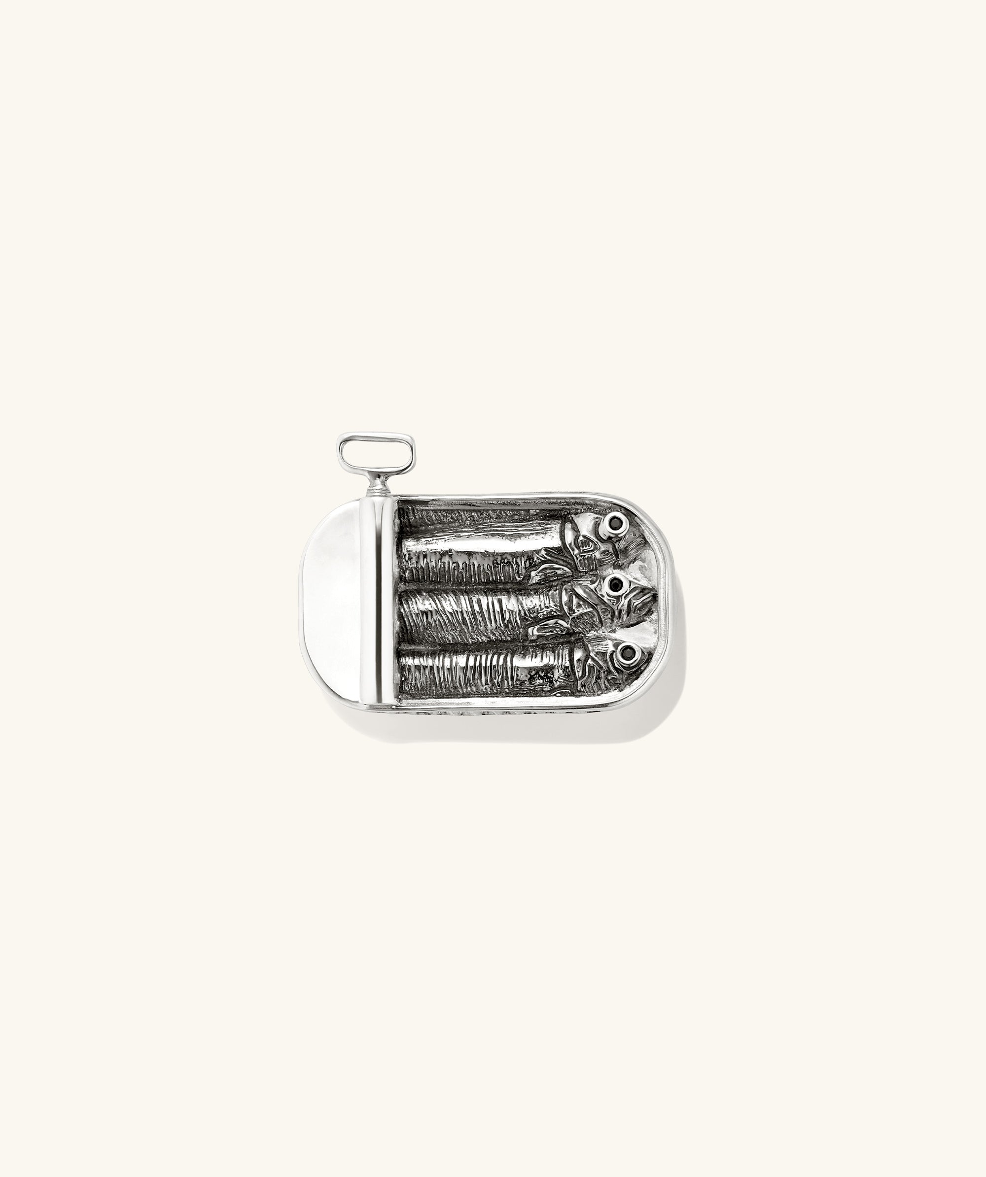 Sterling Silver / Black Spinel