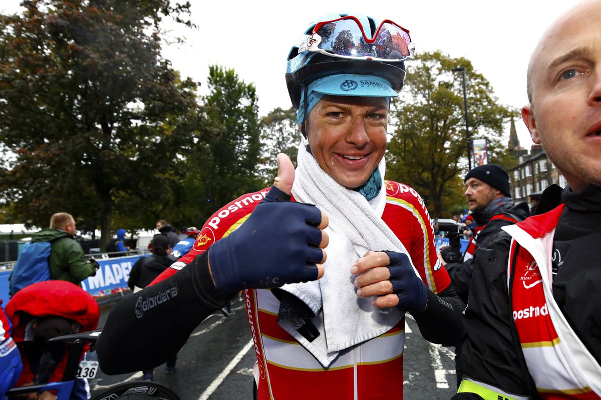 A happy Jakob Fuglsang