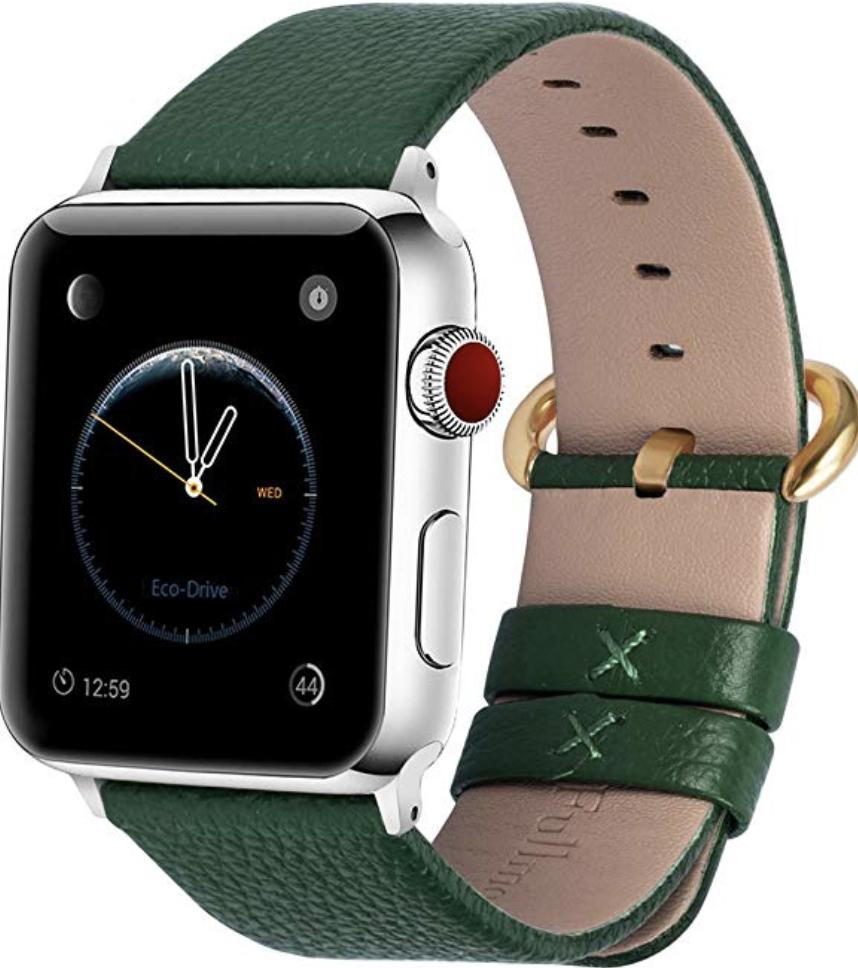 green Apple Watch band
