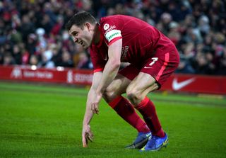 James Milner has stepped in at full-back in the past