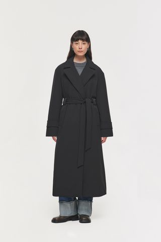 George Padded Wrap Coat