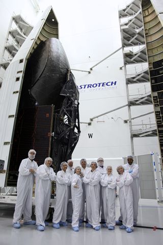 Technicians who Worked on TDRS-K Spacecraft