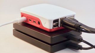 An image of the Raspberry Pi NAS storage device