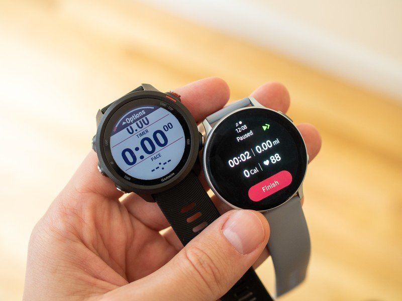Galaxy Watch Active 2 and Garmin Forerunner 245