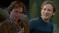 Bill and Lewis Pullman in a side-by-side photo.