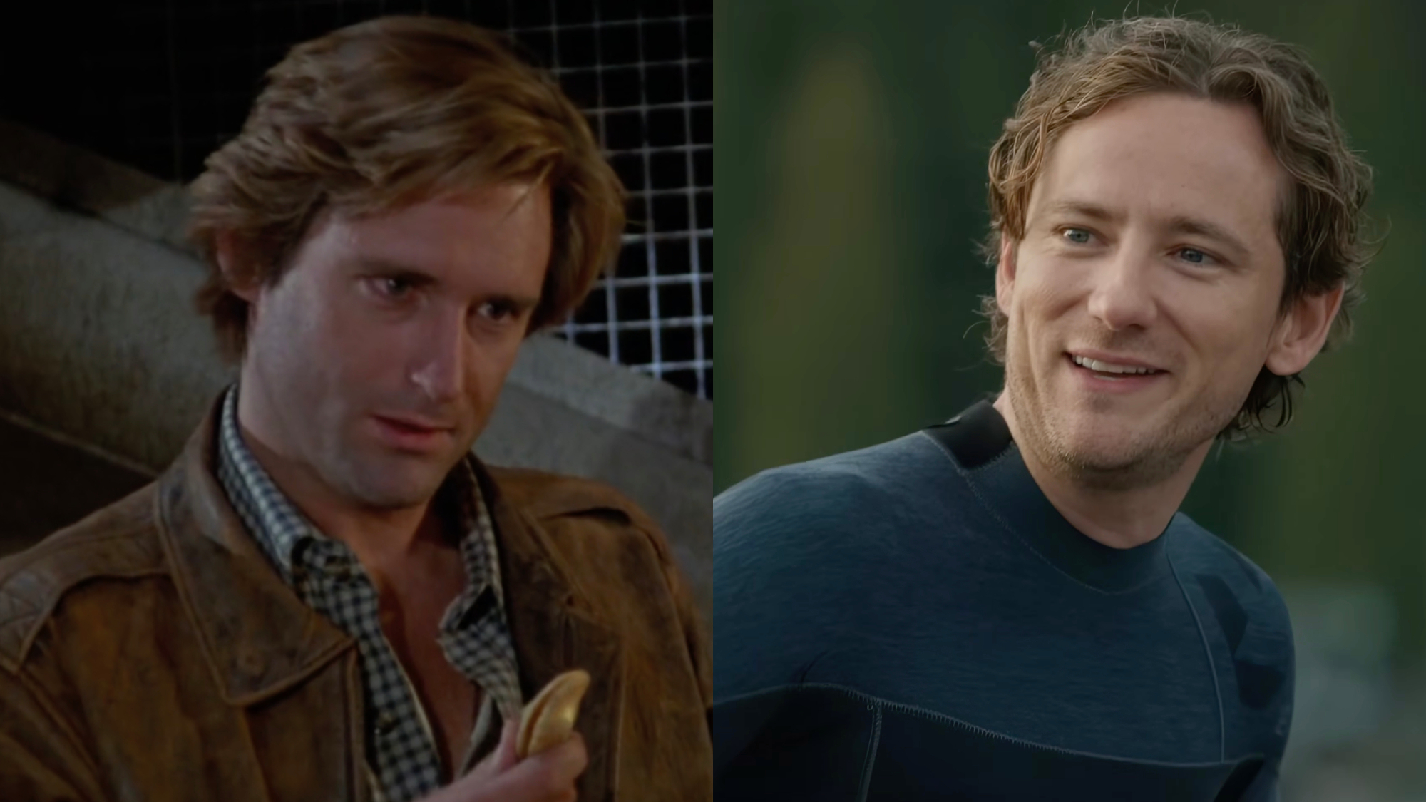 Bill and Lewis Pullman in a side-by-side photo.