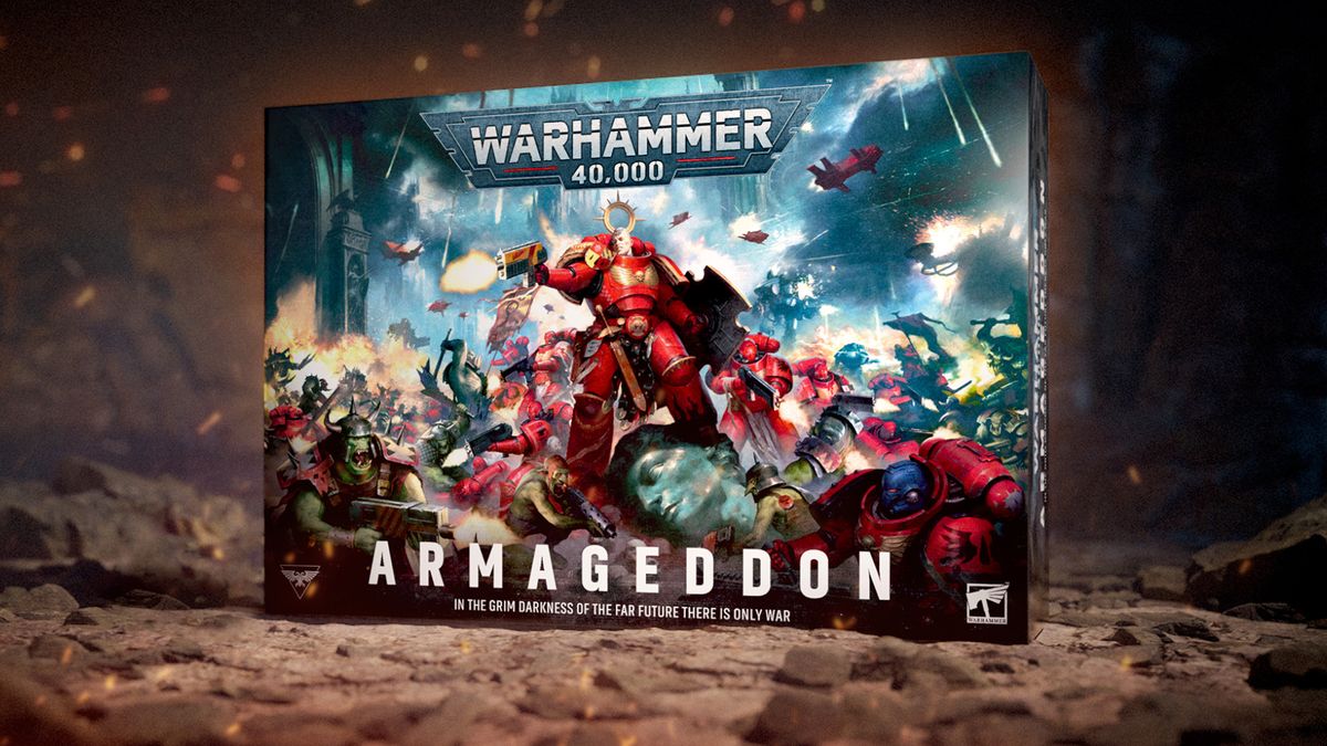 Armageddon box on a dusty desert background