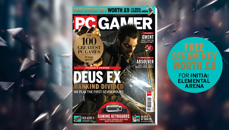 Pc Gamer Uk September Issue Deus Ex Mankind Divided Pc Gamer