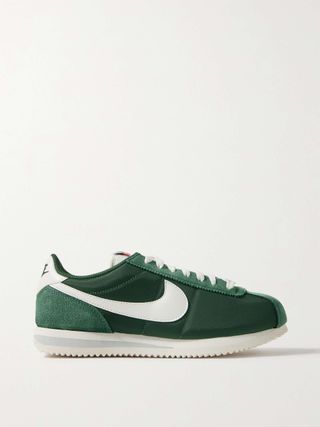 Cortez Suede and Leather-Trimmed Shell Sneakers