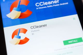 Logo for CCCleaner, an app which removes files to help you explore how to speed up a laptop