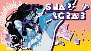 Snap & Grab key art showing a woman posing