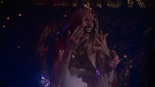 Carrie (Sissy Spacek) covered in blood at the prom