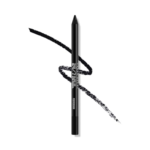 Urban Decay 24/7 Glide-On Waterproof Eyeliner Pencil - Smudge-Proof, Long-Lasting, Transfer-Proof, Up to 16hr Wear, Smooth No-Tug Formula, Perversion (matte Blackest Black) - 0.04 Oz