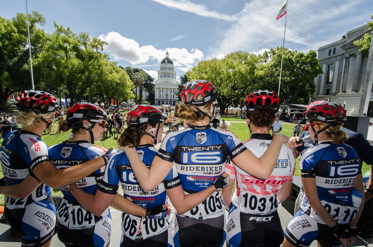 Twenty 16-Ridebiker is presented to the crowd