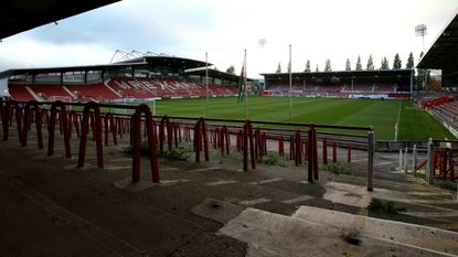 Welsh football club Wrexham play their home games at the Racecourse Ground 