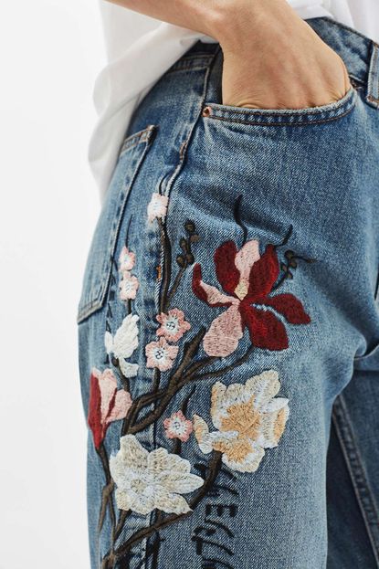 Can you spot the hidden message on these Topshop jeans? | Marie Claire UK