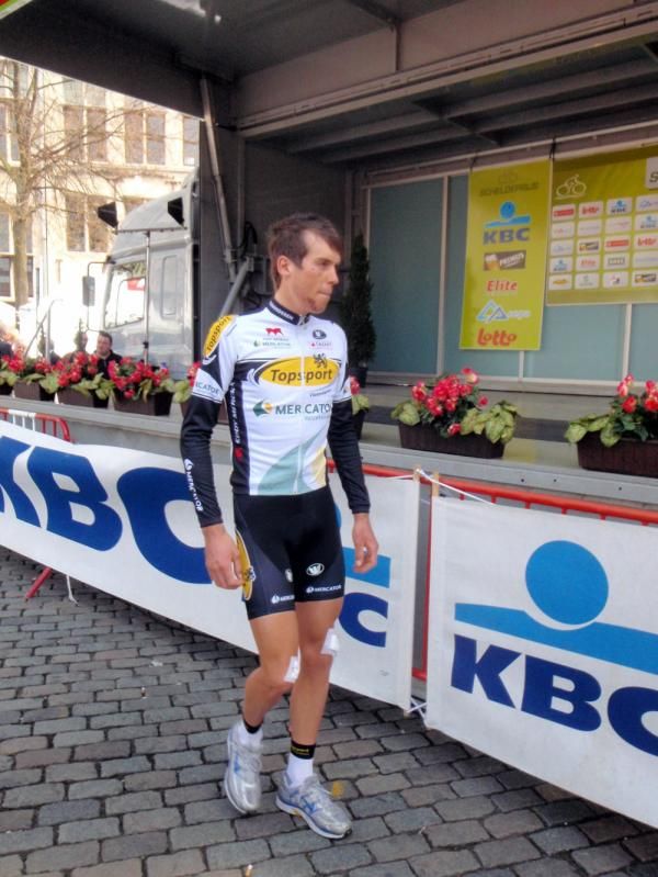 A bruised and battered Geert Steurs