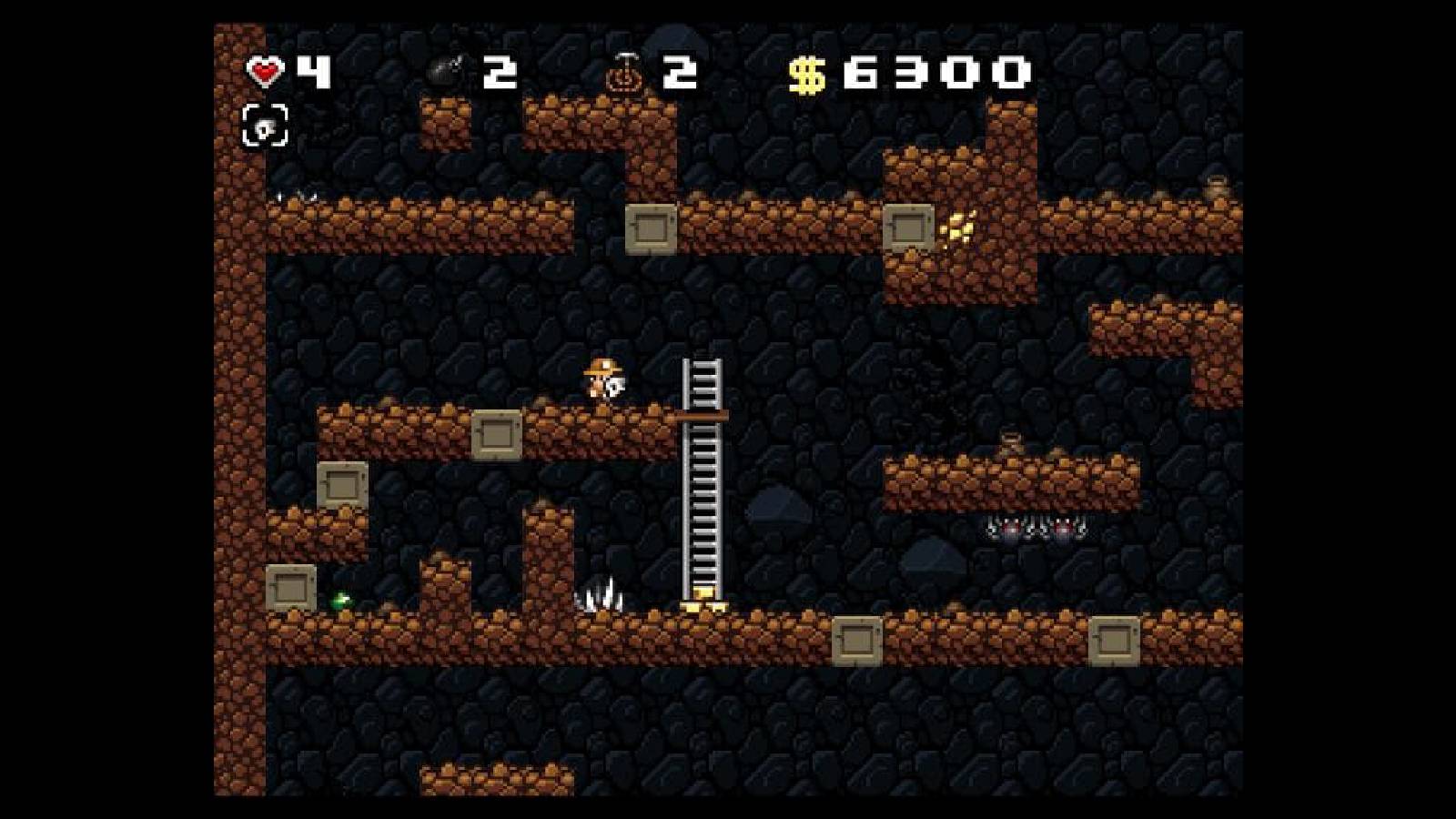 A screenshot of Spelunky