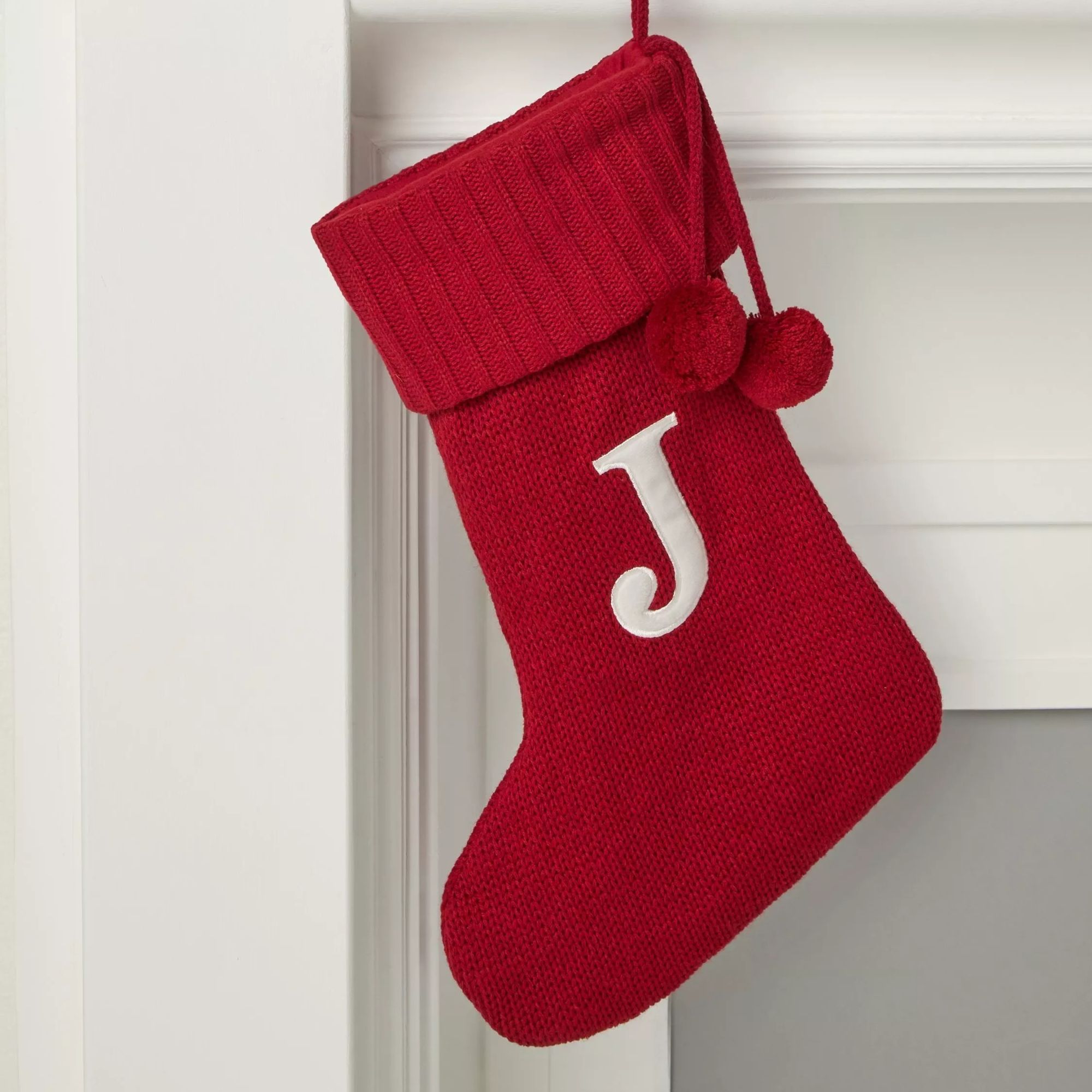 red knitted stocking
