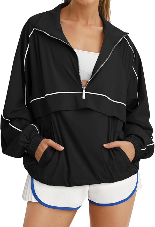 Fisoew, Quarter Zip Pullover