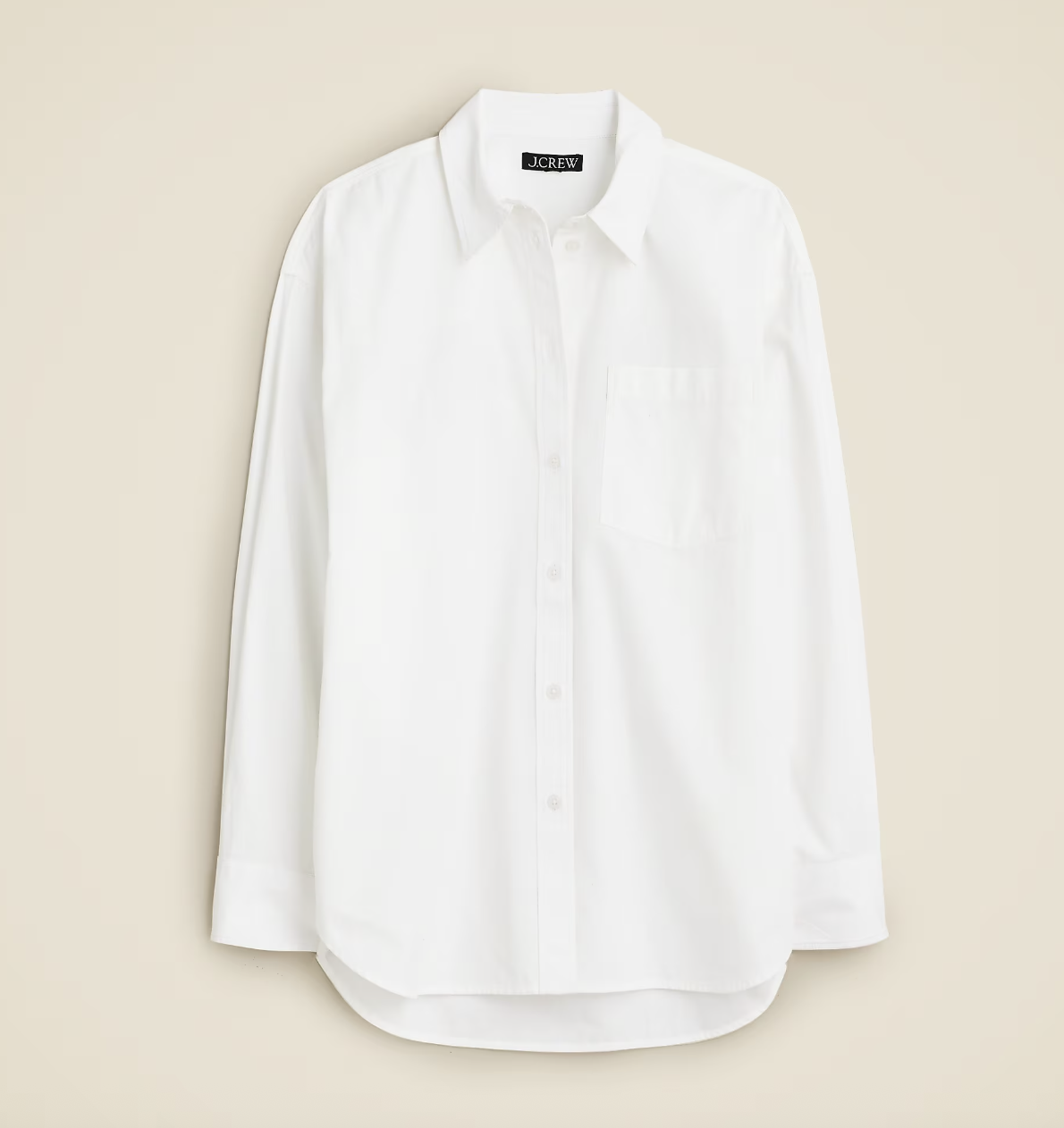 J.Crew white button up shirt