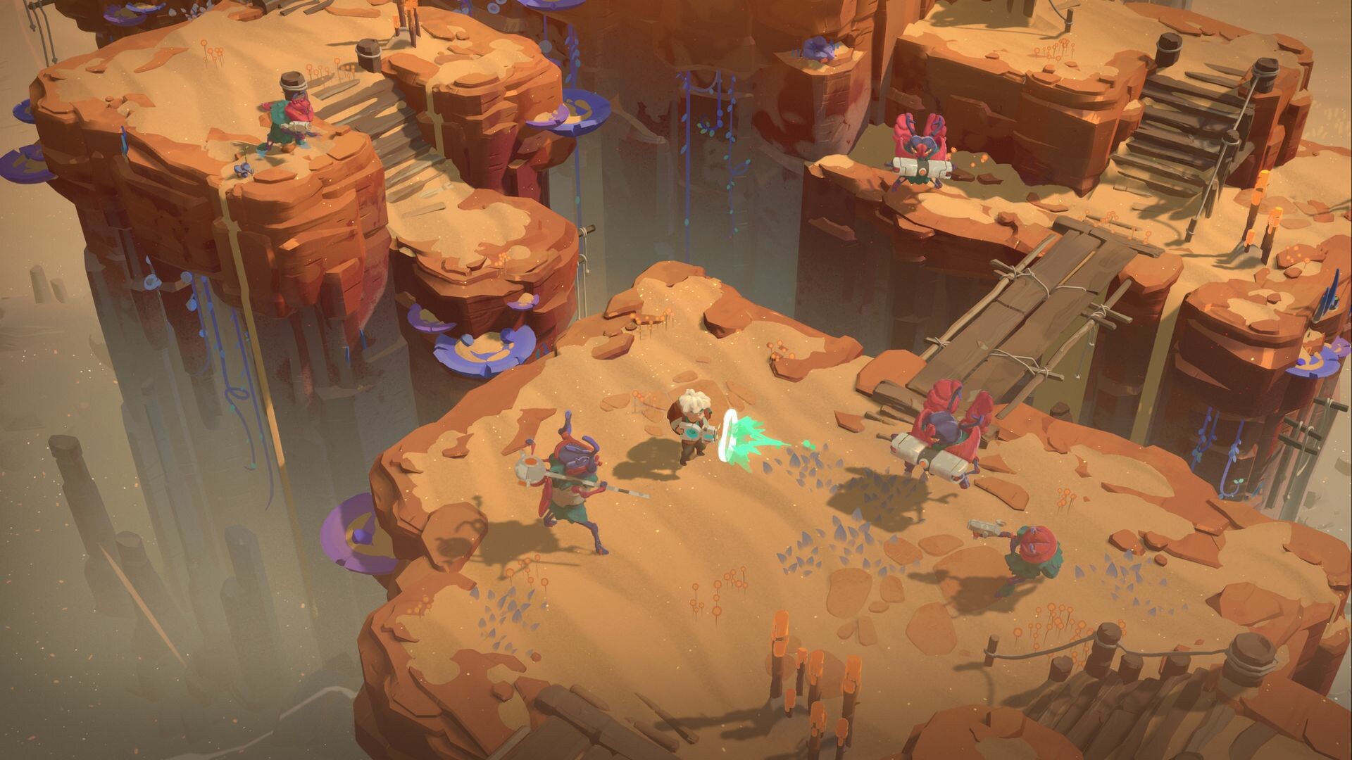 Moonlighter 2; screens from a vibrant fantasy video game