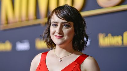 Matilda star Mara Wilson, Mara Wilson arrives at the Premiere of Lionsgate's 'Knives Out' at Regency Village Theatre on November 14, 2019 in Westwood, California.