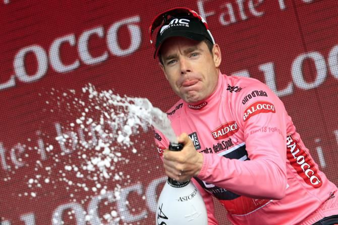 Cadel Evans (BMC Racing) leads the race into the second rest day