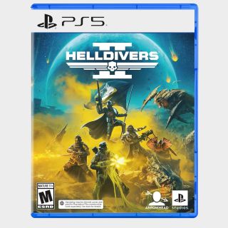 Helldivers 2 box on a plain background