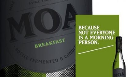 New Zealand's Moa Brewery is banking on a belief that a cherry-flavored lager will catch on as a breakfast and brunch option. 
