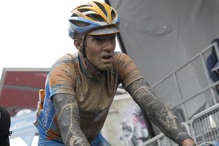 David Millar (Garmin - Transitions) makes it through a difficult stage 7 of the Giro d'Italia.