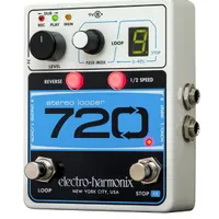 Electro-Harmonix 720 Stereo Looper Pedal2 footswitches | Buffered bypass | Dedicated stop button