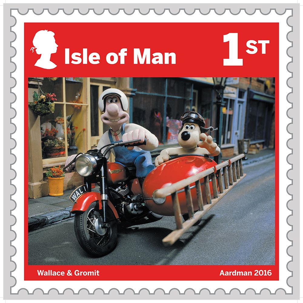 This dramatic stamp was taken from the third Wallace &amp; Gromit film, 'A Close Shave'