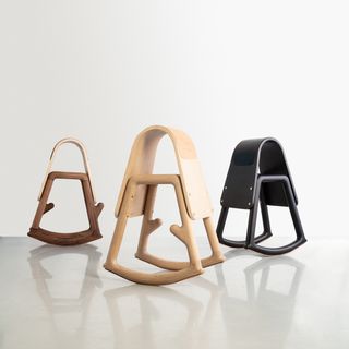 Sinmi rocking stools by Norman Teague