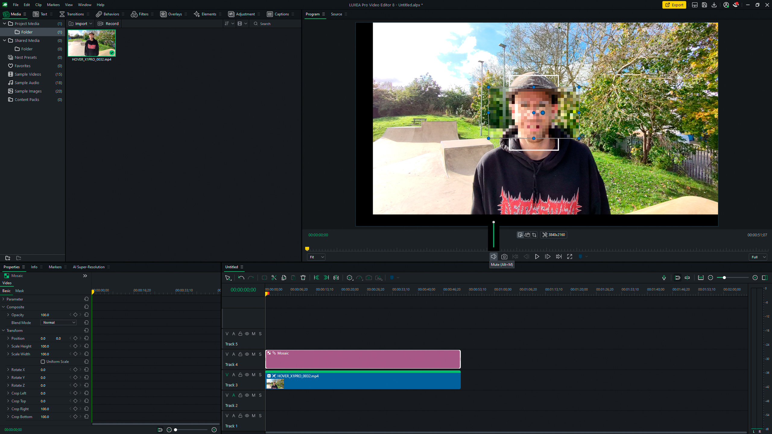 ACDSee Luxea Pro Video Editor 8 user interface