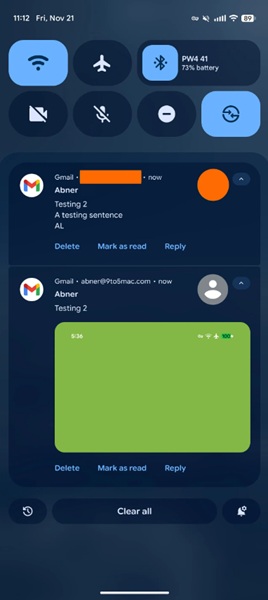 Gmail&#039;s new update brings attachment previews for images in its notifications on Android.