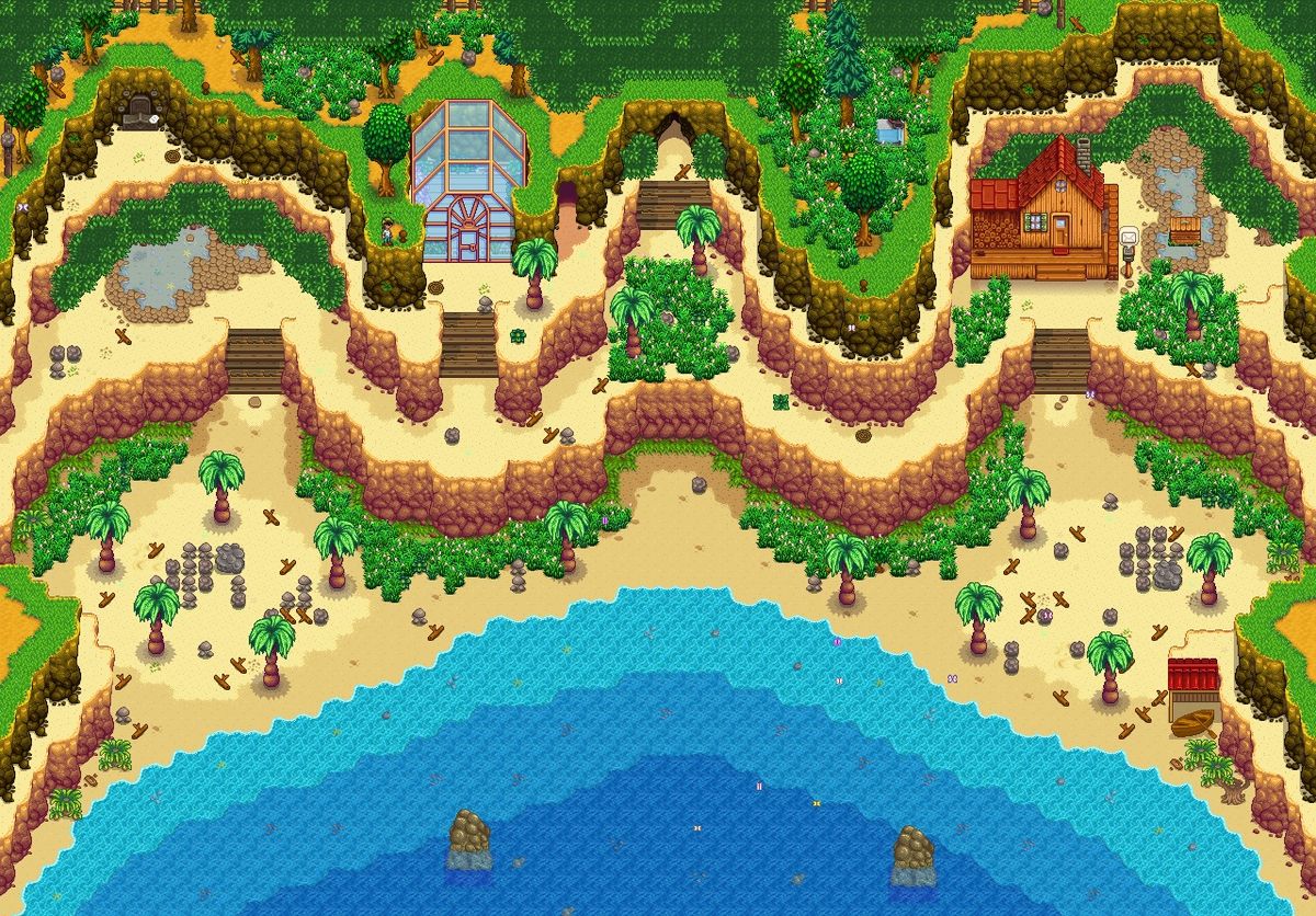 Plot out the rest of your summer with this Stardew Valley island farm mod.