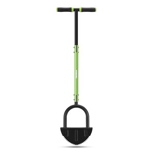 Workpro 40-Inch Edger Lawn Tool, Heavy Duty Lawn Edger, Half Moon Steel Saw-Tooth Blade With Wide Footplate &amp;amp; Ergonomic T-Grip Handle, Manual Border Grass Edger for Lawn, Sidewalk &amp;amp; Garden Landscaping