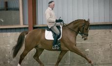 Paul Belton riding his horse Eric